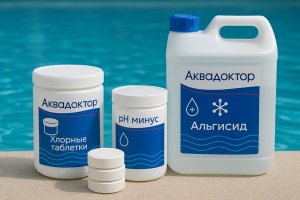 Химия для бассейна: значение, разновидности, правила применения и особенности продукции «Аквадоктор»