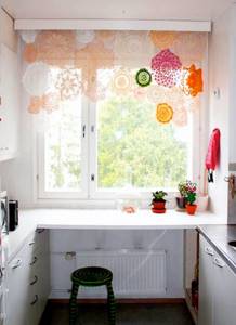 Фото № 6: Как оформить шторы на кухне: 20 оригинальных идей