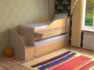 Фото — 74 Двухъярусная кровать для экономии места в комнате