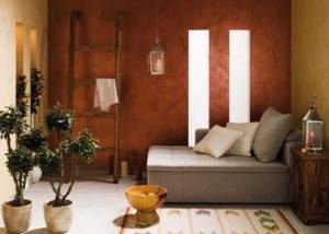 Фото 8 — Сочетание искусственного известкового мрамора MAGNAT Style с натуральным в интерьере спальни