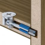 Как прикрутить эксцентрик к мебели?