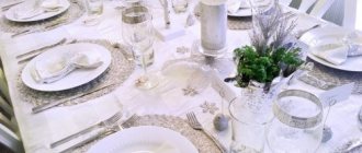 What tablecloth should be on the table when meeting 2020