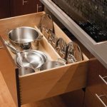 Секции в выдвижном шкафу