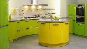 сочетание-желтого-и-зеленого-на-кухне
