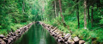 Соловецкие каналы, вырытые монахами в XVII веке