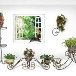 Выбираем декоративные конструкции: подставка для цветов металлическая, напольная